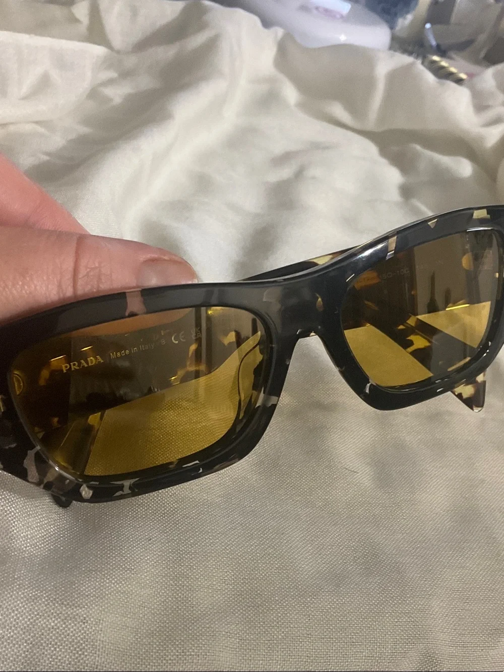 Prada bold rectangular